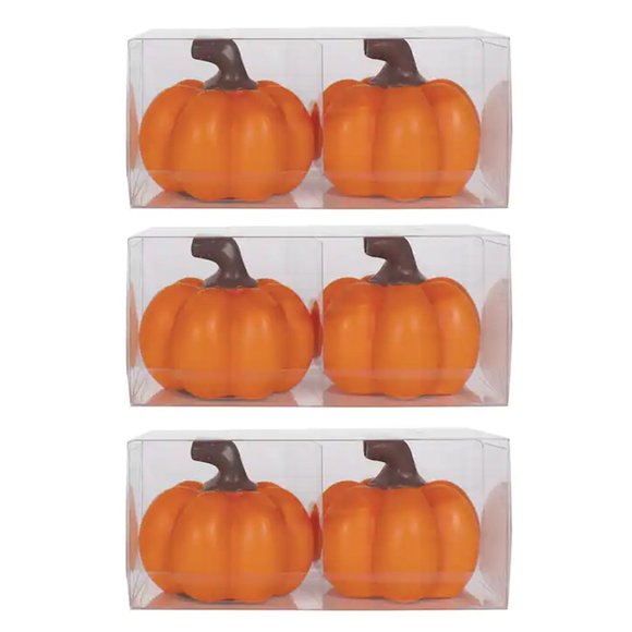 New in box- 6 pumpkin placecard holders - Picture 1 of 5